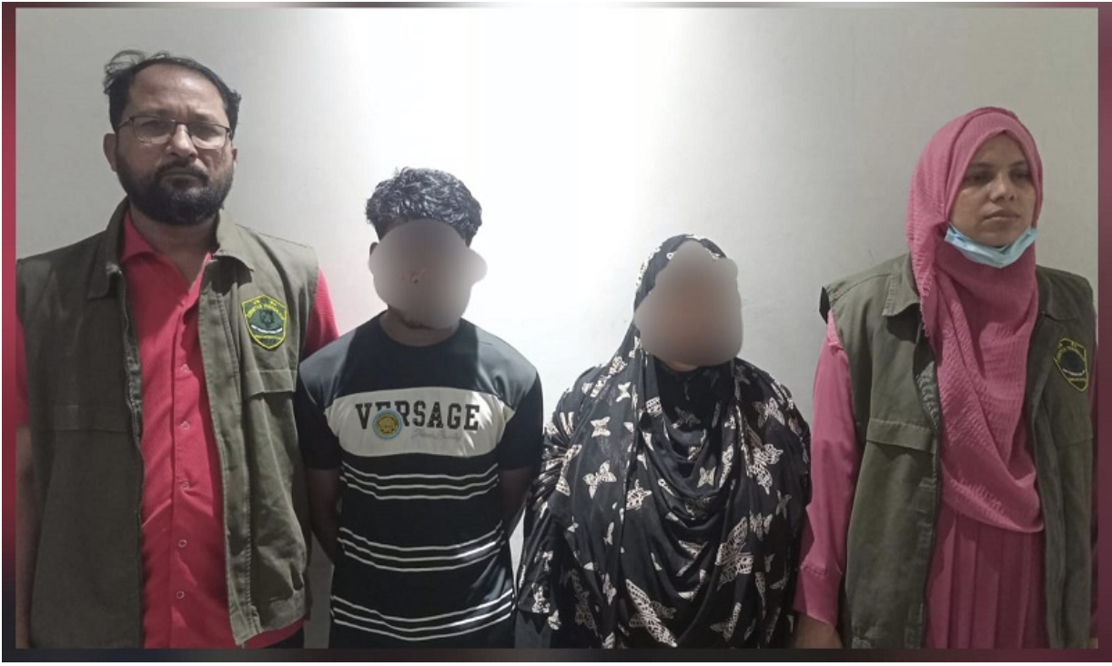 ৩ কেজি ৫০০ গ্রাম গাঁজাসহ দুই মাদক কারবারিকে আটক করেছে সিটিটিসি